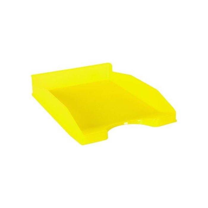 Bandeja Sobremesa Traslucida Amarilla