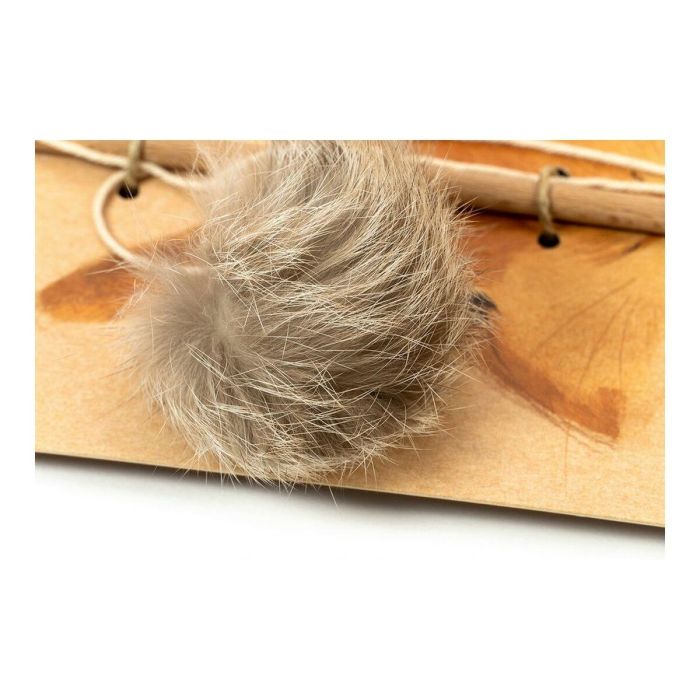 Gloria Juguete para Gato: Palo con Pompón de Piel de Conejo Real, 6 cm, Madera Natural, 100% Natural, Plastic Free 4 Gloria Juguete para Gato: Palo con Pompón de Piel de Conejo Real, 6 cm, Madera Natural, 100% Natural, Plastic Free 4
