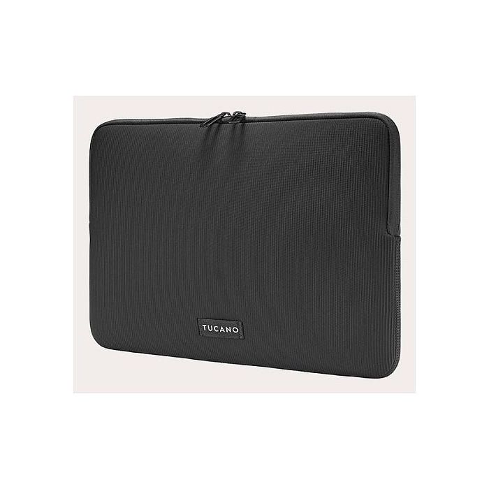 Tucano Colore Sleeve, Maletín Toploader para MacBook Air y Pro de 13 Pulgadas, 34.5 cm (13.6"), PET, Negro