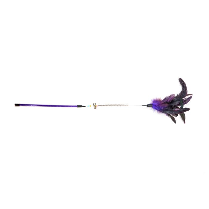 Meissa Caña Vara Juguete para Gatos con Muelle y Plumas – Juego Interactivo que Estimula su Caza Natural 11 Meissa Caña Vara Juguete para Gatos con Muelle y Plumas – Juego Interactivo que Estimula su Caza Natural 11