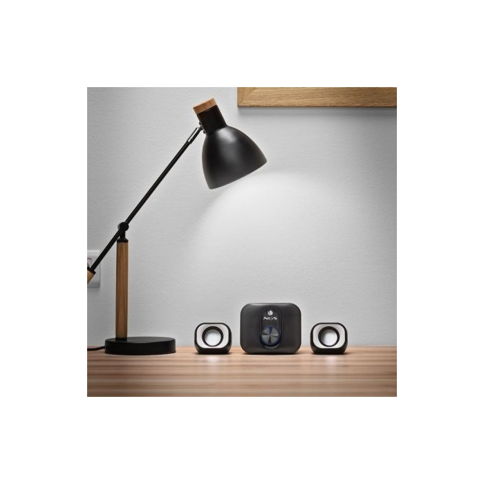 NGS COMET2.1 Altavoces 2.1 Multimedia 20W Sonido Estéreo con Subwoofer para PC/Mac y Otros Dispositivos con Entrada AUX 3.5mm Plug and Play 4