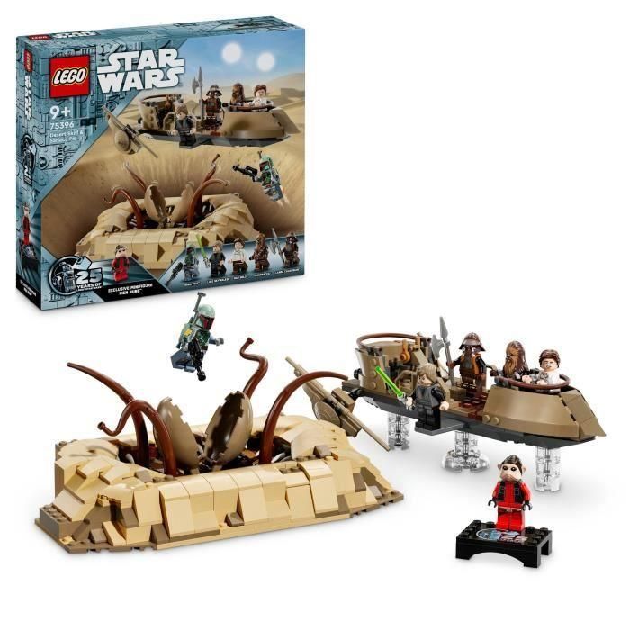 LEGO Star Wars 75396 El esquife del desierto y el pozo de Sarlacc - Set de coleccionista