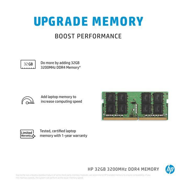 HP 32 GB 3200MHz DDR4 Memory 4 HP 32 GB 3200MHz DDR4 Memory 4