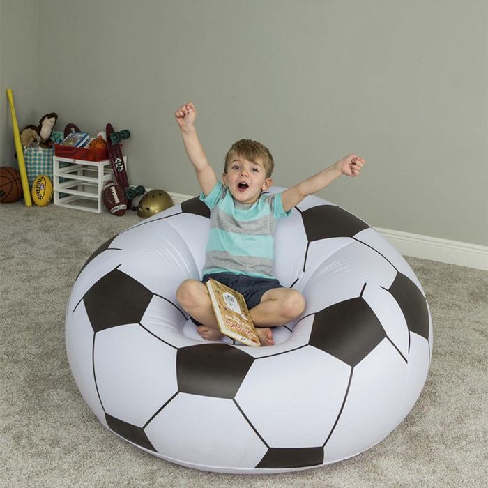 Bestway Sillon Gigante Futbol 114x112x66 cm +6 Años Interior y Jardin 75010 11 Bestway Sillon Gigante Futbol 114x112x66 cm +6 Años Interior y Jardin 75010 11