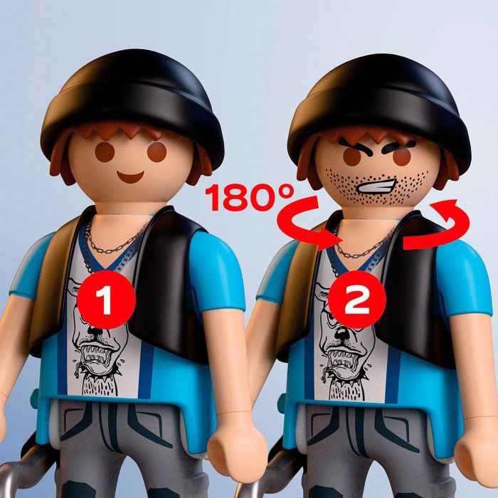 Playmobil Set de Juego Persecución en Moto City Action 72079 con Policía y Ladrón - Figura de Acción en Español 3 Playmobil Set de Juego Persecución en Moto City Action 72079 con Policía y Ladrón - Figura de Acción en Español 3