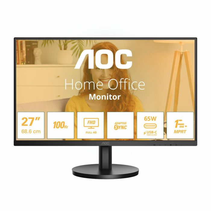 AOC Monitor 27B3CA2 27" FHD IPS 100Hz 1ms USB-C Negro 32 AOC Monitor 27B3CA2 27" FHD IPS 100Hz 1ms USB-C Negro 32
