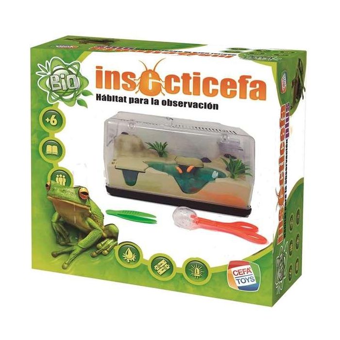 Juego insecticefa plus, completo hábitat para observar a los insectos en su entorno natural Juego insecticefa plus, completo hábitat para observar a los insectos en su entorno natural