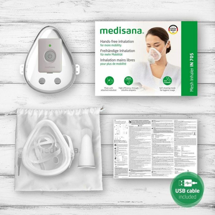 Inhalador manos libres - MEDISANA - IN 705 - 3 W - Blanco 2 Inhalador manos libres - MEDISANA - IN 705 - 3 W - Blanco 2