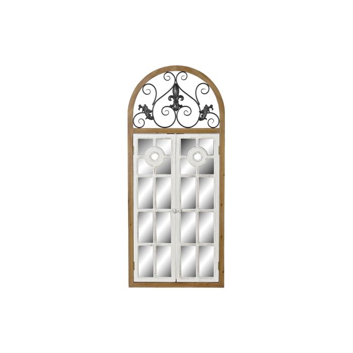 Espejo Alpino DKD Home Decor Natural Blanco 5 x 138 x 60 cm