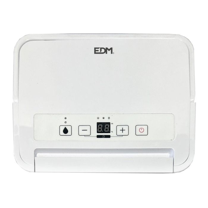 Edm Deshumidificador Blanco 250W 12L/Día Depósito 2.1L 27x20.5x50cm 2