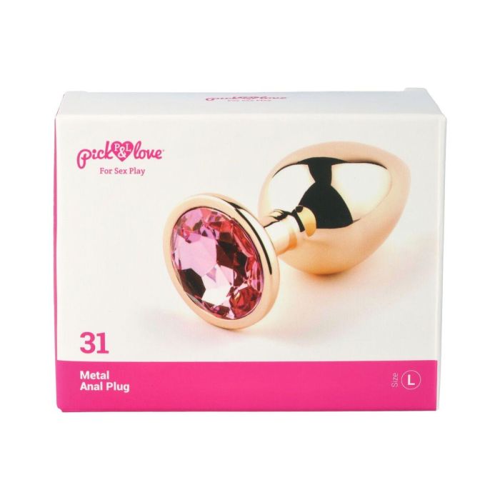 Plug Anal Pick&Love Nº 31 Dorado (9,5 cm) 2