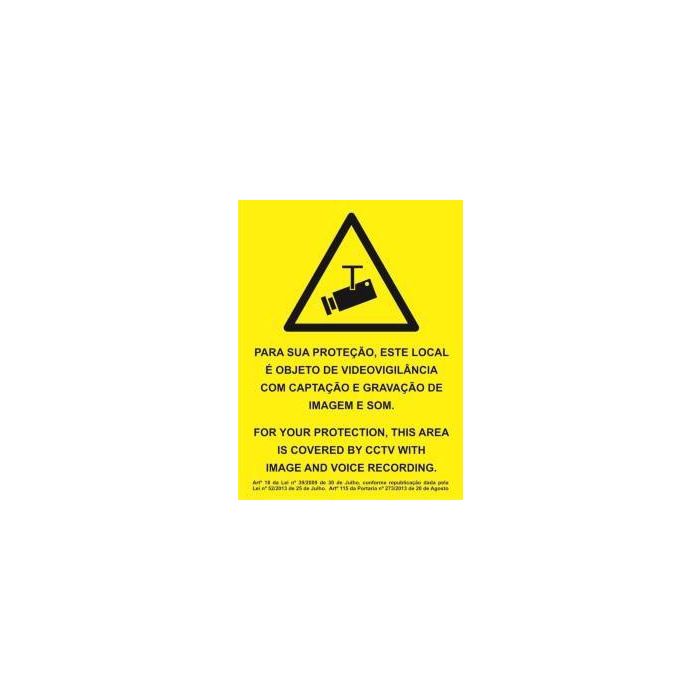 GO 150X200 CCTV SIGN GO 150X200 CCTV SIGN