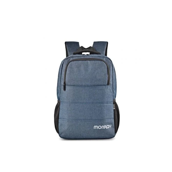 Monray SACKSCHARTER Mochila para Portátil hasta 15.6" Azul Oscuro Jaspeado Resistente al Agua