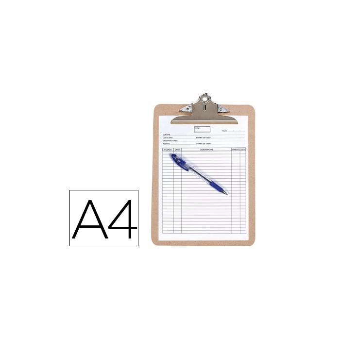 Q-connect Portanotas Extraduro DIN A4 Material Cartón Biodegradable 0 Q-connect Portanotas Extraduro DIN A4 Material Cartón Biodegradable 0