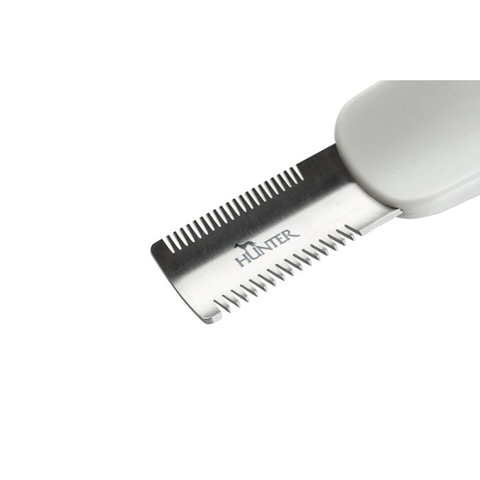 Hunter Cuchilla Para Stripping Curva Doble Coarse-Fine para Eliminar Pelo Suelto 0 Hunter Cuchilla Para Stripping Curva Doble Coarse-Fine para Eliminar Pelo Suelto 0