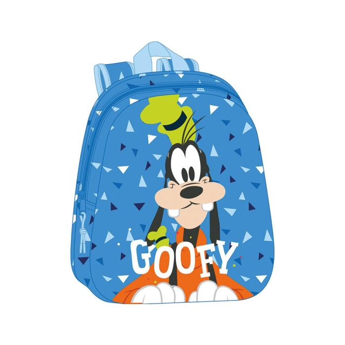 Mochila Infantil 3D Clásicos Disney Goofy Azul 27 x 33 x 10 cm