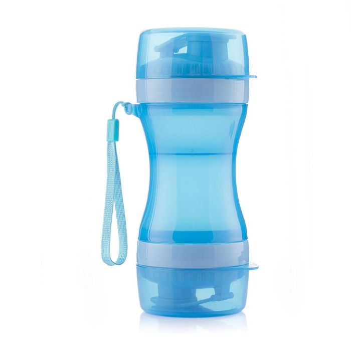 Botella con Depósito de Agua y Comida para Mascotas 2 en 1 Pettap InnovaGoods 4 Botella con Depósito de Agua y Comida para Mascotas 2 en 1 Pettap InnovaGoods 4