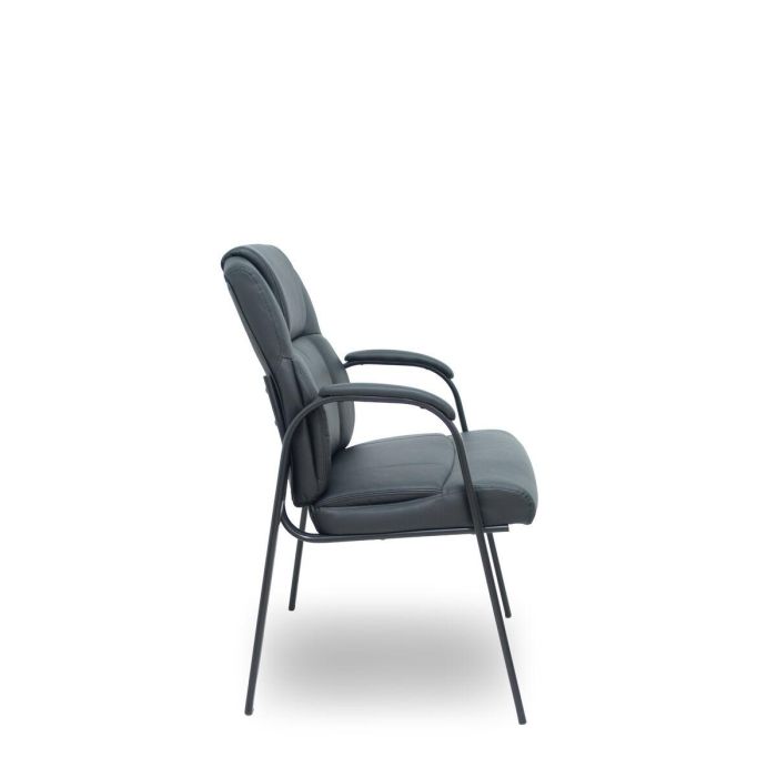 Piqueras y Crespo Sillón Confidente Argés Similpiel Negro 543PTNSP840 - Modelo Opti543 con reposabrazos 1 Piqueras y Crespo Sillón Confidente Argés Similpiel Negro 543PTNSP840 - Modelo Opti543 con reposabrazos 1