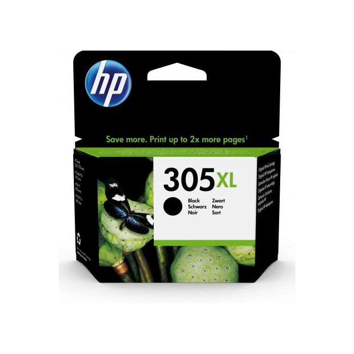 Ink-Jet Hp 305XL Deskjet 1210 - 1212 - 1255 - 2732 - 2752 - 4155 - 4158 Envy 6020 - 6052 -6055 - 6420 Negro 240