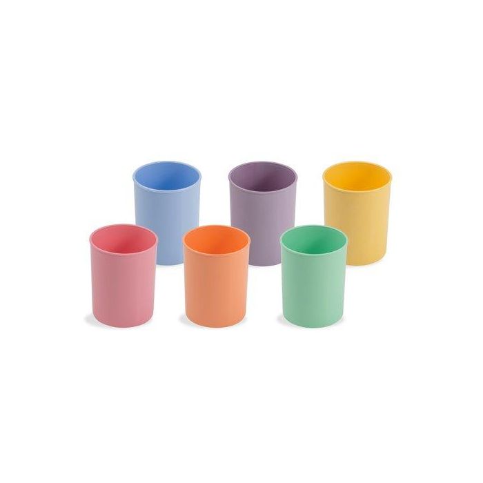 Cubilete Faibo Plastico Pastel Surtido (Set de 10)