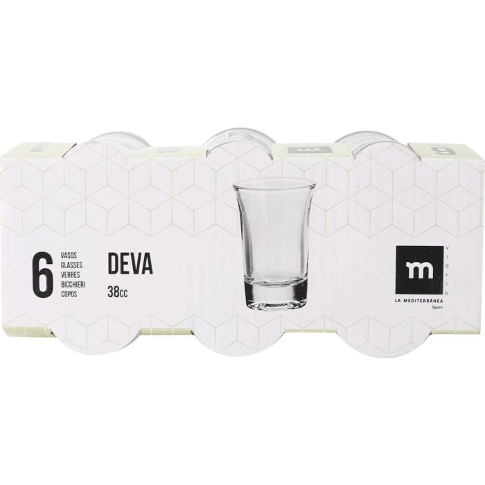 Set de 6 chupitos Deva 38 cc - Inde (12 Cajas) 3 Set de 6 chupitos Deva 38 cc - Inde (12 Cajas) 3