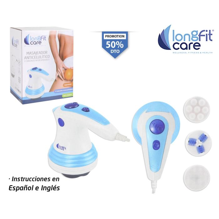Masajeador Anticelulitico Longfit Care (2 Unidades) Masajeador Anticelulitico Longfit Care (2 Unidades)