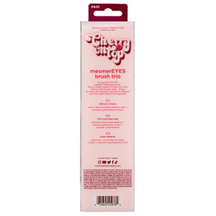 Real Techniques Cherry On Top Mesmereyes Brush Trio 3 Unidades 3 Real Techniques Cherry On Top Mesmereyes Brush Trio 3 Unidades 3