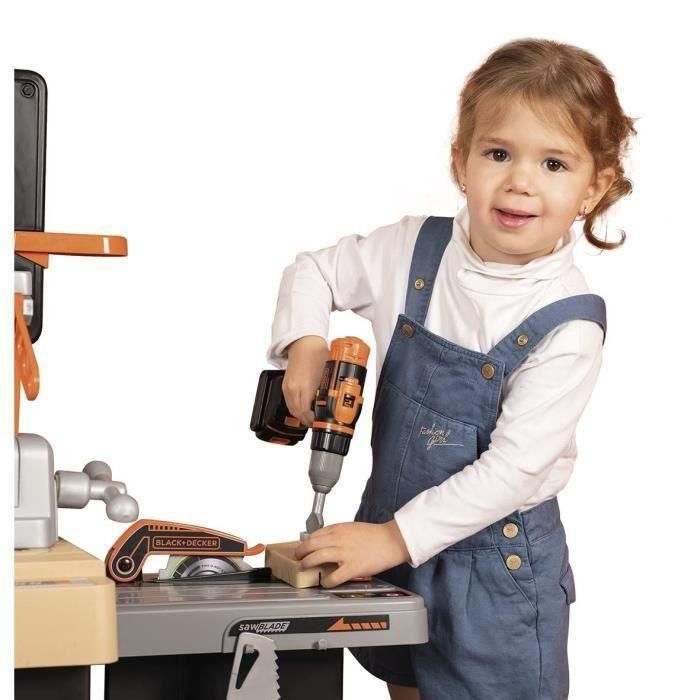 Black+Decker Mega Centro Taller de Bricolaje Infantil completo con Herramientas y Accesorios. Incluye Mecánica, Fontanería, Pintura, Carpintería. 3 Black+Decker Mega Centro Taller de Bricolaje Infantil completo con Herramientas y Accesorios. Incluye Mecánica, Fontanería, Pintura, Carpintería. 3