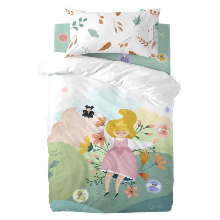 Funda de almohada HappyFriday Mr Fox Dreaming Multicolor 50 x 75 cm 2