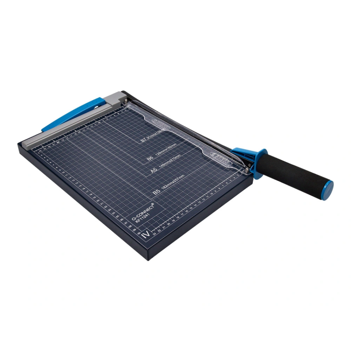 Q-connect Cizalla Metálica de Palanca para Papel DIN A4, Capacidad de Corte 10 Hojas 3