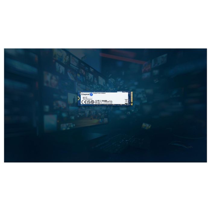 Kingston NV3 SSD NVMe PCIe 4.0 x4 M.2 500GB (Lectura 5000 MB/s, Escritura 3000 MB/s) 2