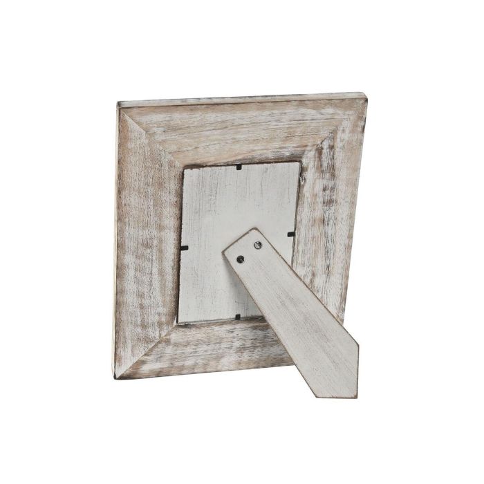 Marco Foto 10X15 Indio DKD Home Decor Blanco Natural 2 x 26.5 x 21 cm 1