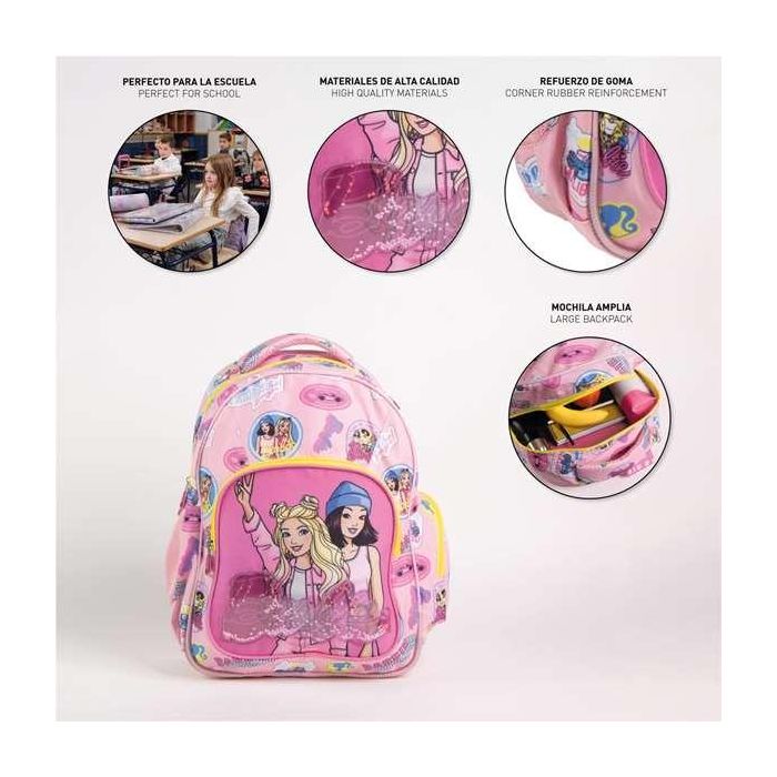 Mochila escolar mediana 42 cm barbie 32.0 x 15.0 x 42.0 cm 2 Mochila escolar mediana 42 cm barbie 32.0 x 15.0 x 42.0 cm 2