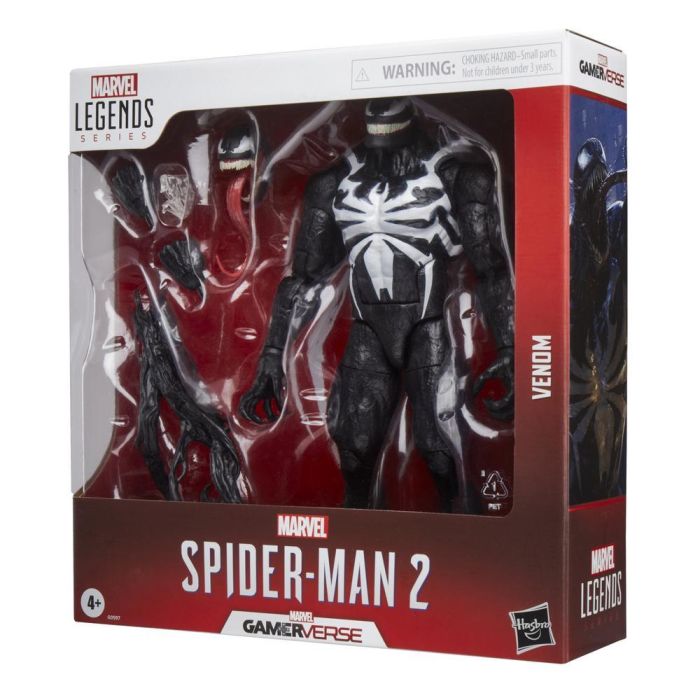 Hasbro Marvel Legends Series Figura de Acción Coleccionable Venom (Spider-Man Gameverse), 15 cm, Articulada y 4 Accesorios Premium 3 Hasbro Marvel Legends Series Figura de Acción Coleccionable Venom (Spider-Man Gameverse), 15 cm, Articulada y 4 Accesorios Premium 3