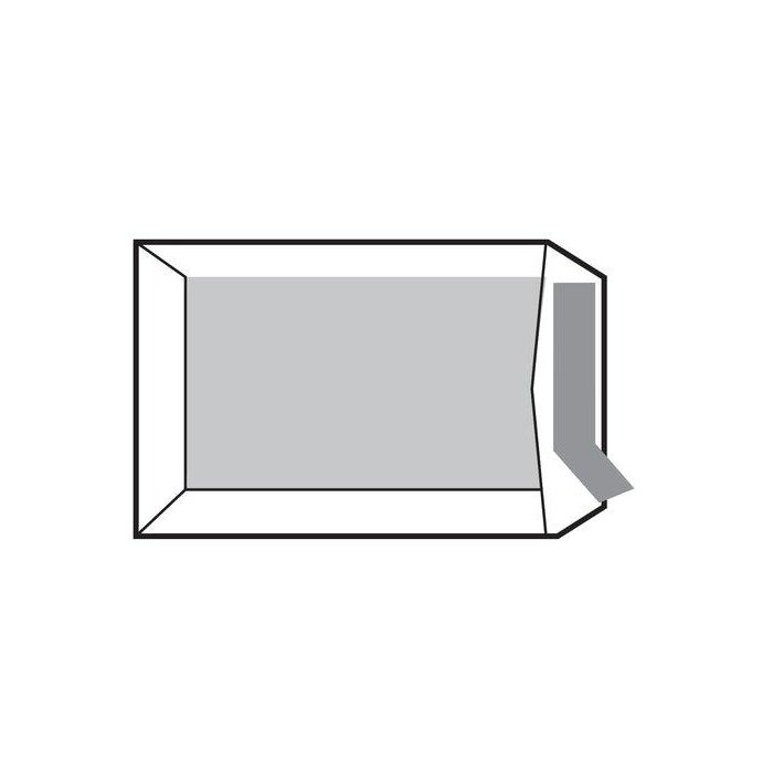 Sobre-Bolsa Dorso Carton Sam 260X360 Blanco 90G (Silicona) Caja De 125