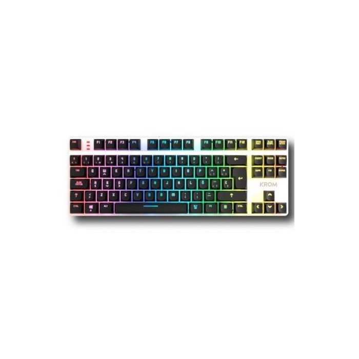 Teclado Gaming Mecánico Krom Kernel Pro/ Negro y Blanco 2