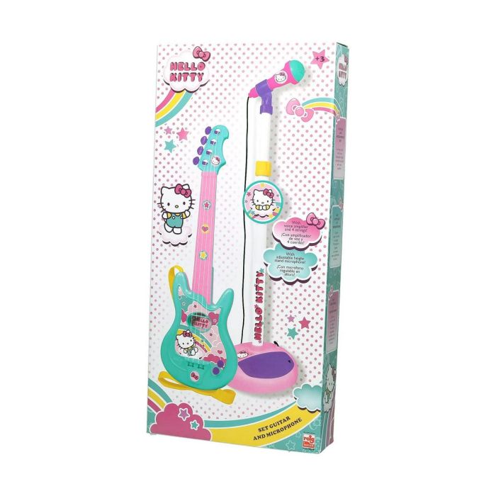 Conjunto guitarra y micro hello kitty 1 Conjunto guitarra y micro hello kitty 1