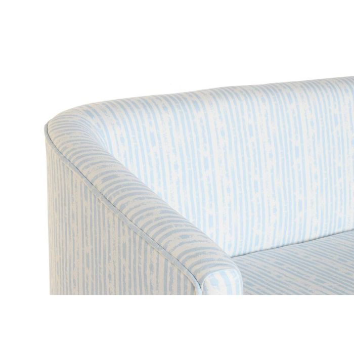 Sofa Mediterraneo DKD Home Decor Azul Celeste Blanco 68 x 78 x 130 cm 1