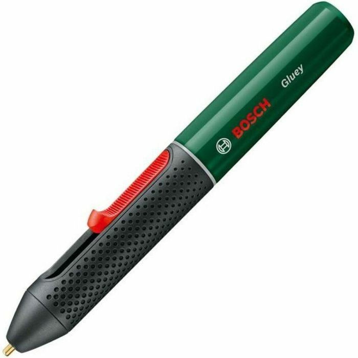 Bosch Pistola de pegamento Gluey, compacta y versátil para reparaciones y creaciones de bricolaje, madera, cartón, vidrio - Verde