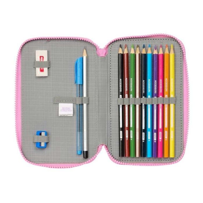 Plumier Doble Gabby's Dollhouse Party Rosa 12.5 x 19.5 x 4 cm 28 piezas 6 Plumier Doble Gabby's Dollhouse Party Rosa 12.5 x 19.5 x 4 cm 28 piezas 6