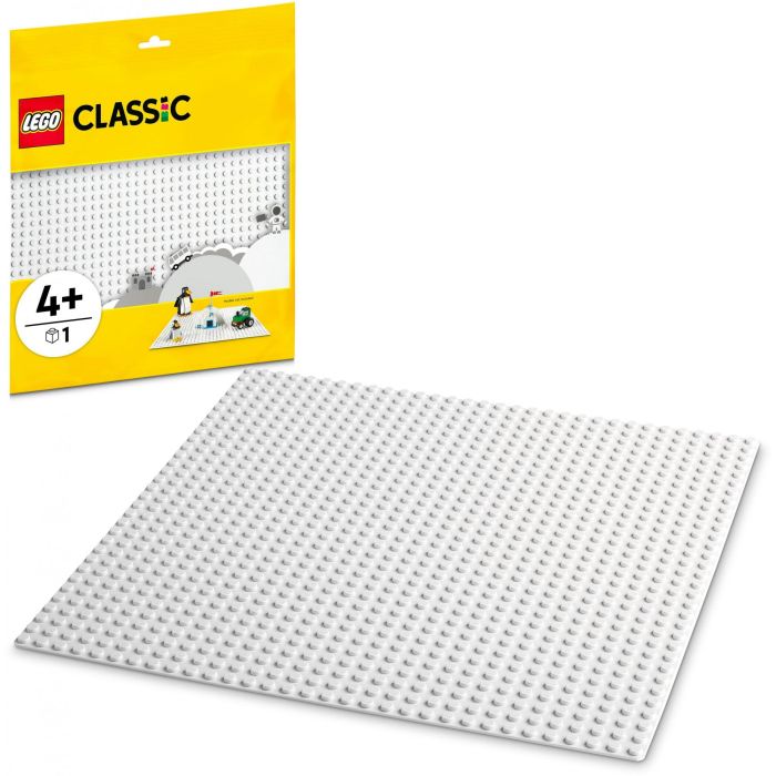 LEGO 11026 Classic Placa de Construcción Blanca 32x32 Base para construir, ensamblar y exhibir 6