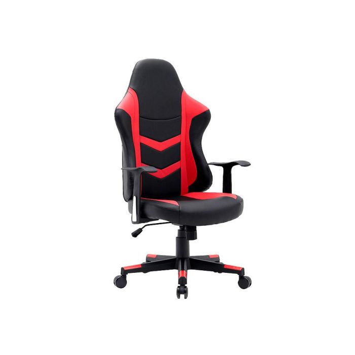 Silla Q-Connect Gaming Orvieto Simil Piel Base Metalica Alt Max 1200 Anc 650 Prof 650 mm Ruedas Premium Negro Rojo