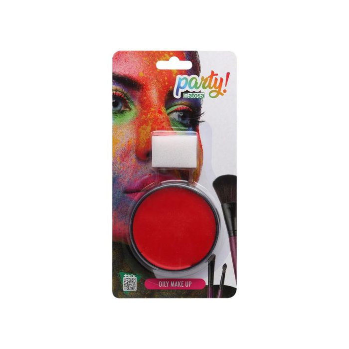 Maquillaje Cera Pintura Facial Color Rojo