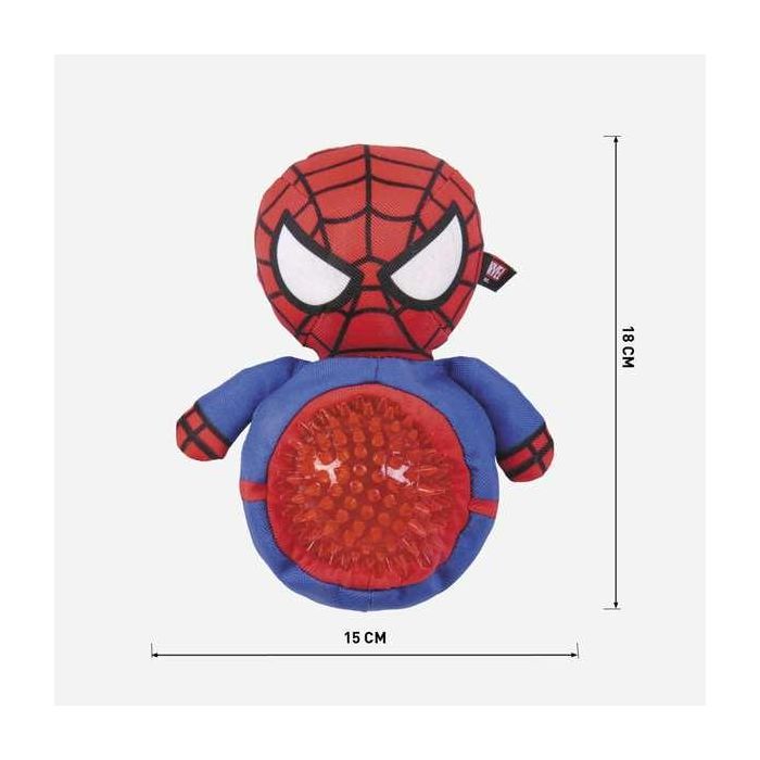 Cerdá Peluche Pelota Spiderman para Perro, Rojo 11x18x10 cm 4