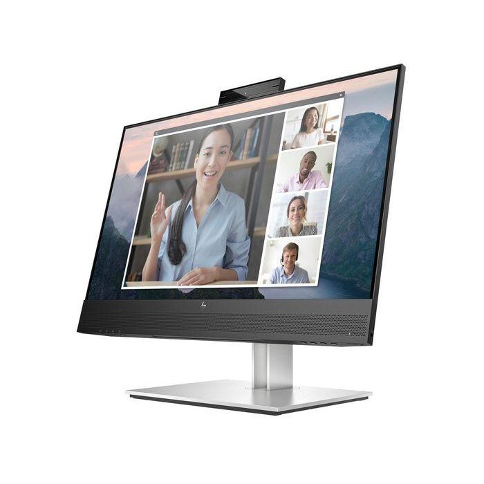 HP Monitor de Conferencias 23.8" Full HD 1920x1080 IPS con Webcam Pop-Up 5MP, Altavoces y Micrófono Integrados 19