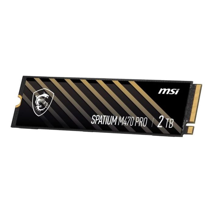 MSI SPATIUM M470 PRO SSD Interno 2TB M.2 2280 PCIe Gen4 NVMe 1.4 - Ultra Rápido 6000MB/s Lectura, 5000MB/s Escritura