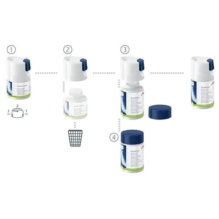 Jura 7610917241576 Recambio de detergente para capuchino - Para el sistema de leche 1