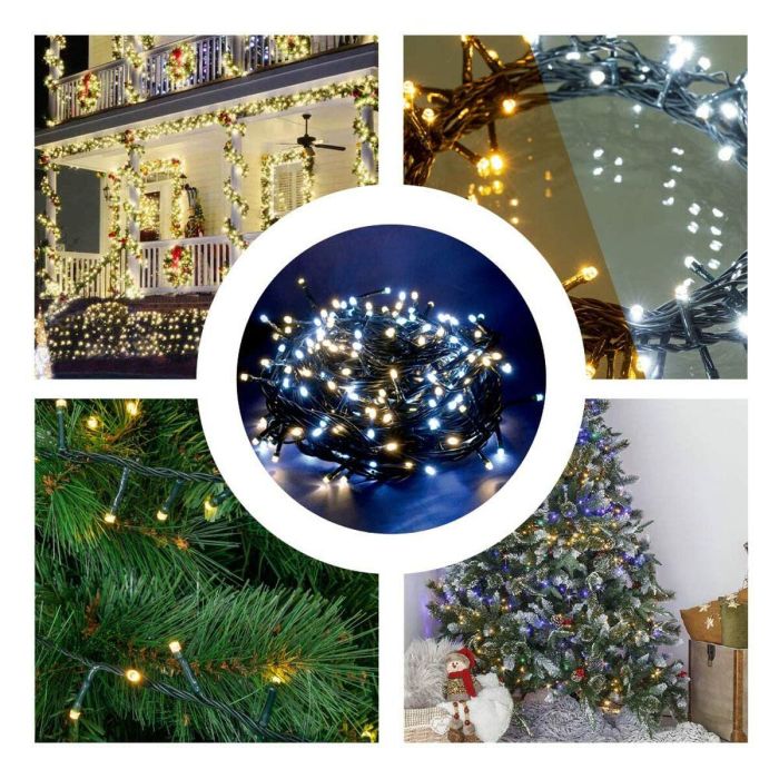 Guirnalda de Luces LED 15 m Blanco 3,6 W Navidad 2