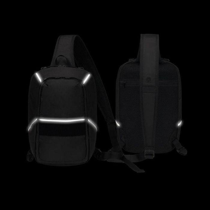 Dicota P20471-15 Sling Bag Reflective Negra, Mochila Senderismo 12.9", Resistente Agua, Elementos Reflectantes, PET Reciclado 9 Dicota P20471-15 Sling Bag Reflective Negra, Mochila Senderismo 12.9", Resistente Agua, Elementos Reflectantes, PET Reciclado 9
