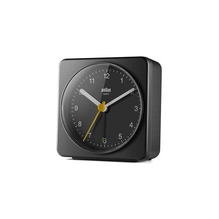 Braun BC-03-B Reloj Despertador Clásico Analógico Negro con Movimiento Silencioso y Agujas Luminosas 3 Braun BC-03-B Reloj Despertador Clásico Analógico Negro con Movimiento Silencioso y Agujas Luminosas 3